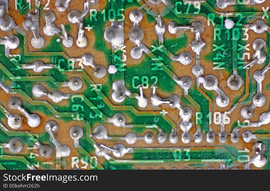 Circuit board background