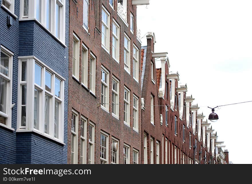 View of the city of Amsterdam, capital of the Netherlands