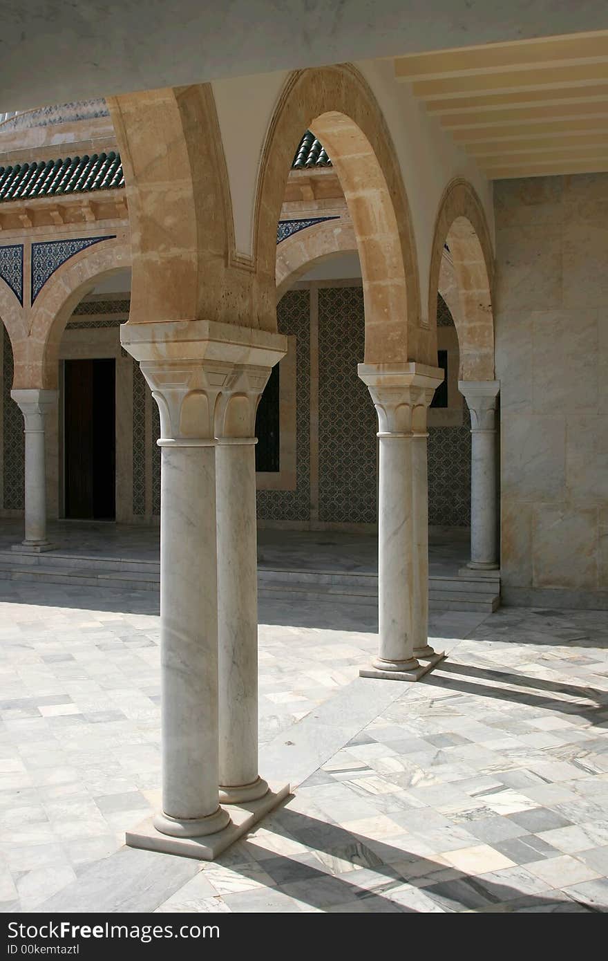 Mausoleum of Habib Bourgiba, the first President of the Republic of Tunisia. Monastir. Mausoleum of Habib Bourgiba, the first President of the Republic of Tunisia. Monastir