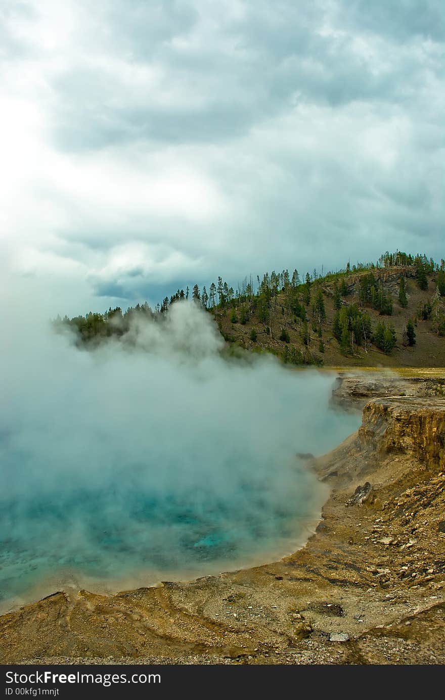 Geyser basin