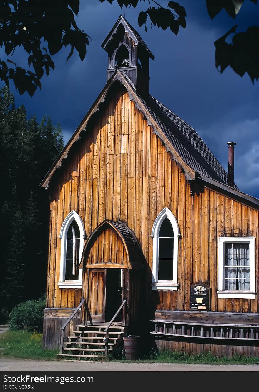 Wooden Church in Northern Canada