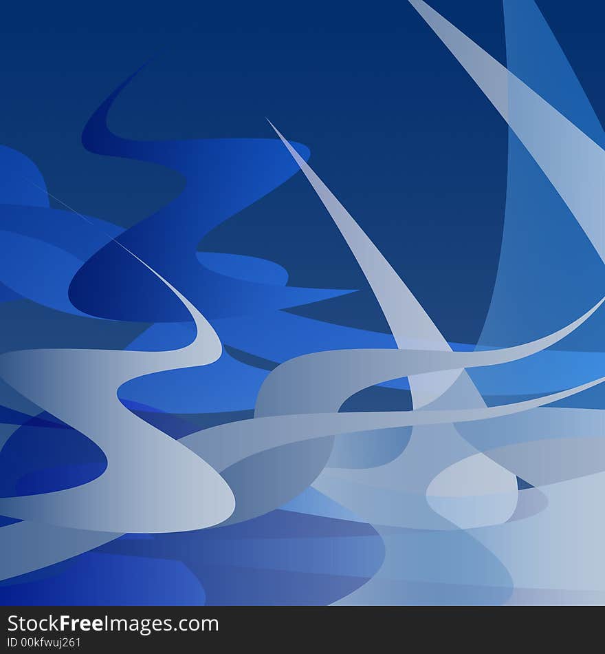 Graphic illustration blue shapes abstract background. Graphic illustration blue shapes abstract background.