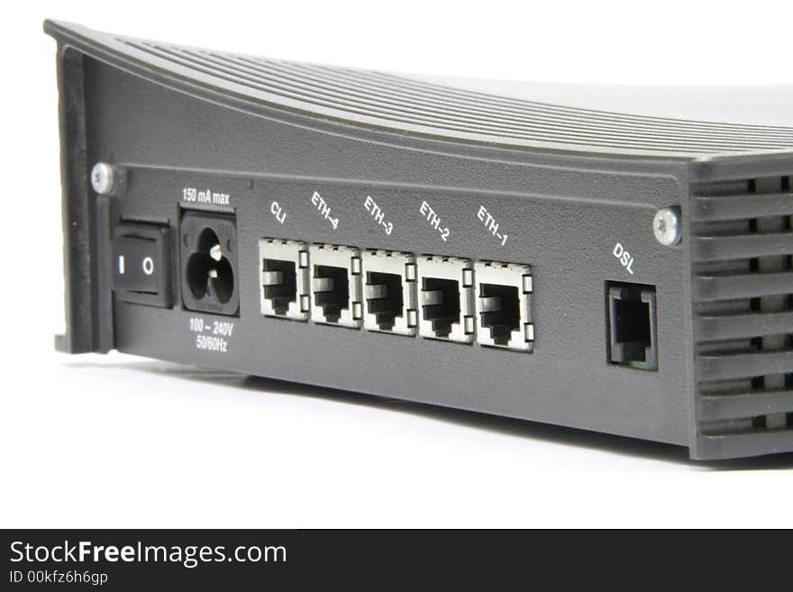 DSL Modem Closeup