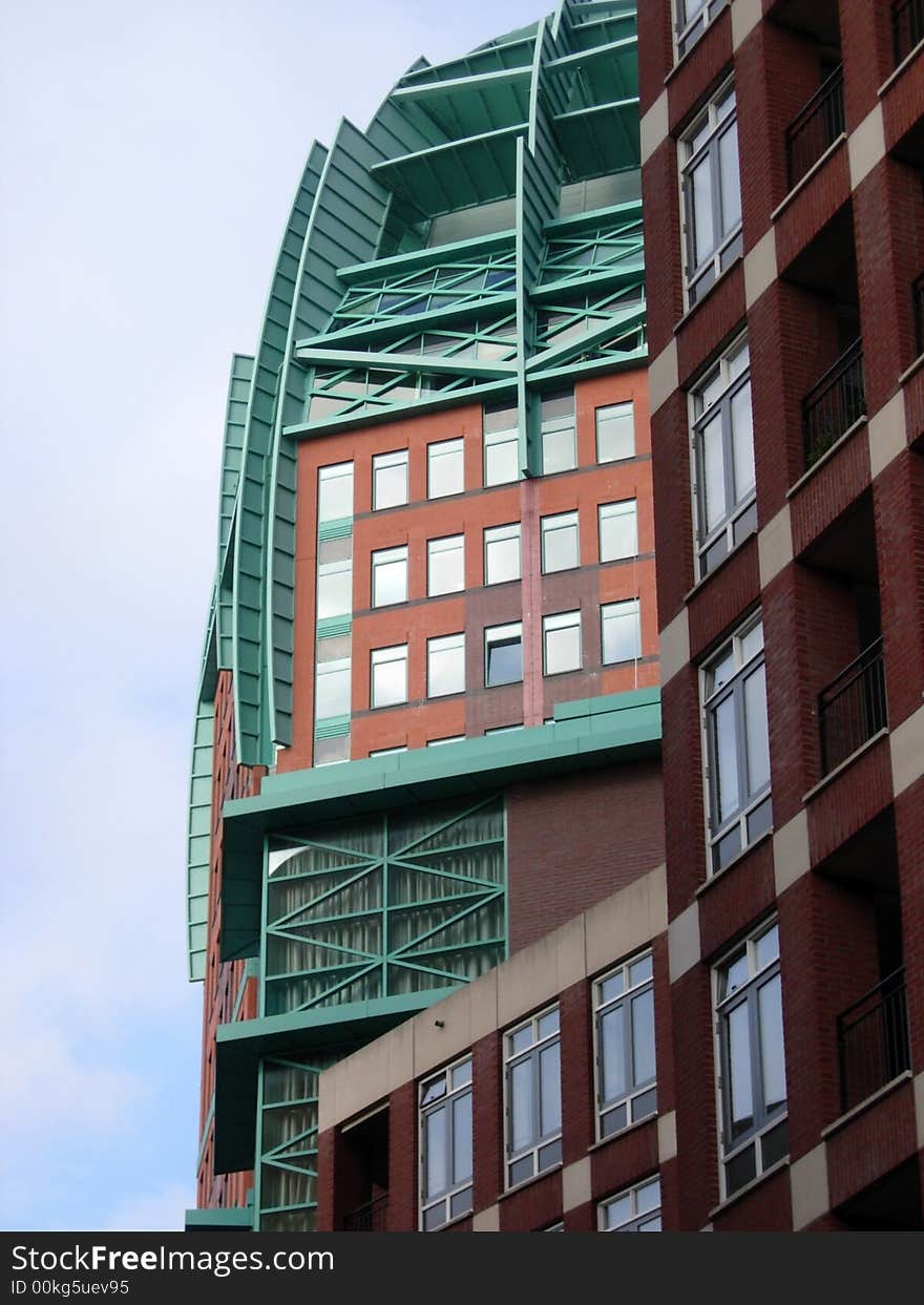 Modern building exterior in The Hague Holland. Modern building exterior in The Hague Holland