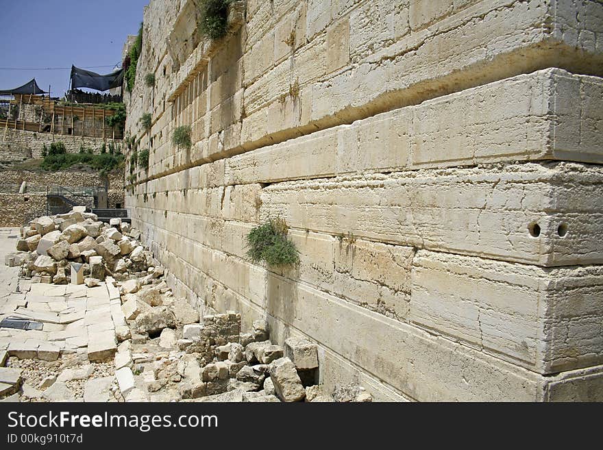 Wailing western wall, jerusalem, israel. Wailing western wall, jerusalem, israel