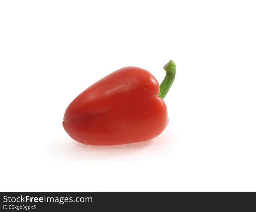 Isolated Bulgarian pepper