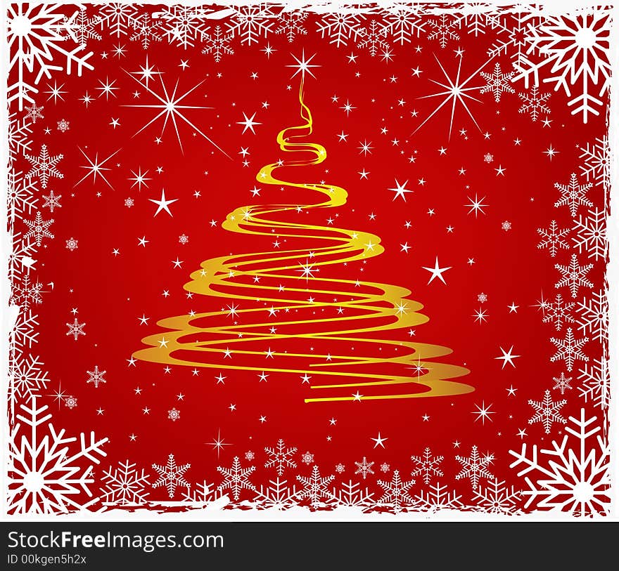 Abstract winter christmas background -. Abstract winter christmas background -