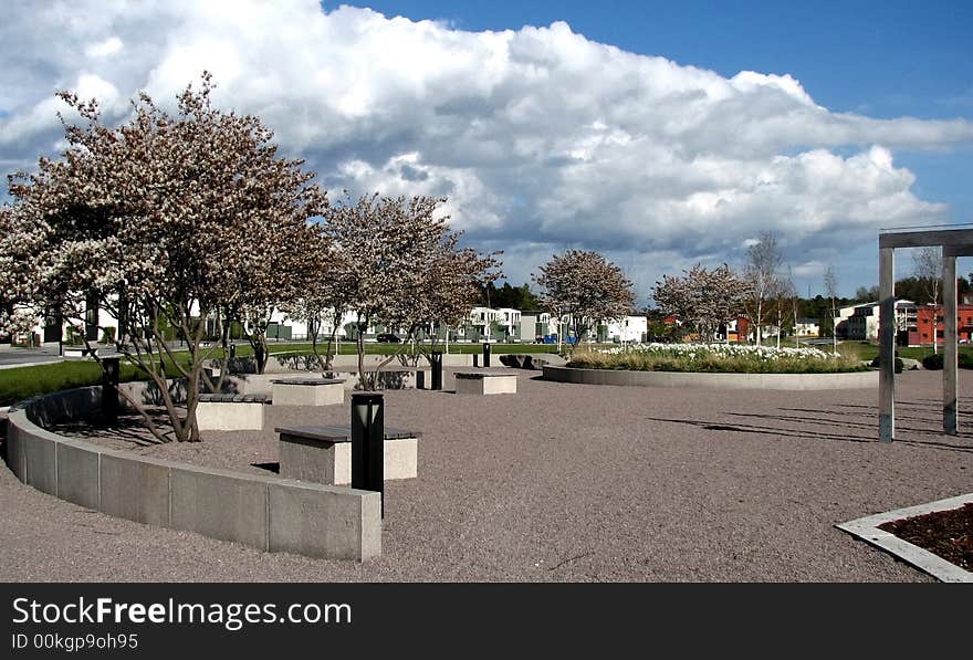 Nice and quiet park in Silverdal , a bit outside Stockholm.