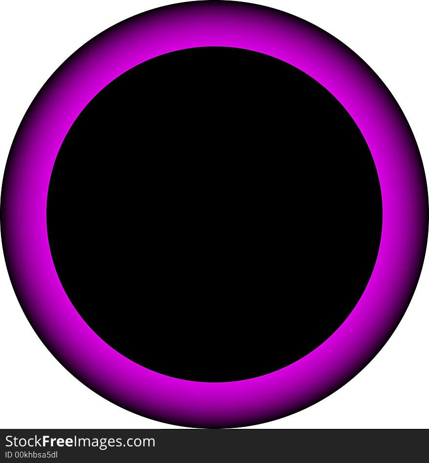 Round frame with pink  glowing border. Also available as Illustrator-file. Round frame with pink  glowing border. Also available as Illustrator-file