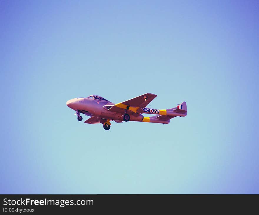 Jet aircraft one of the first jets. Jet aircraft one of the first jets