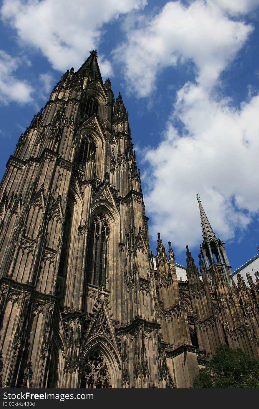 A view of the Cologne Cathedral, Germany.