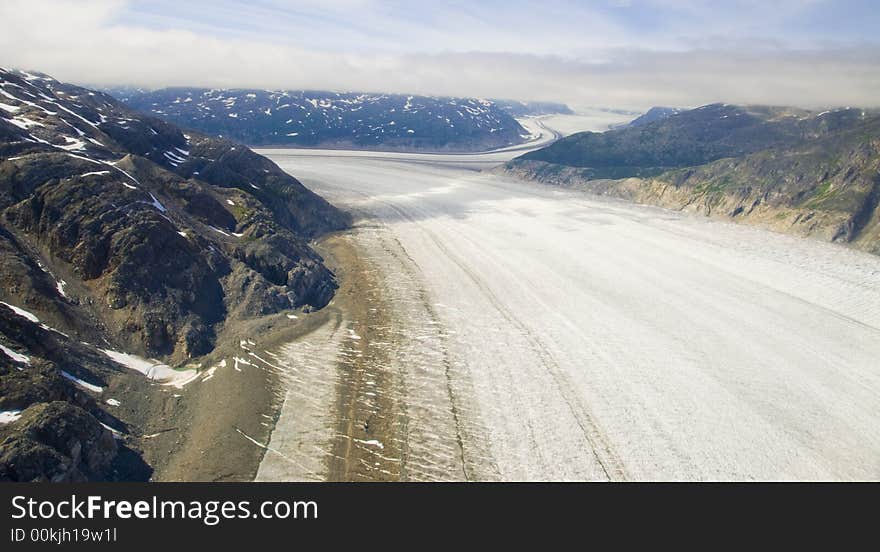 Glacier near Skagway Alaska