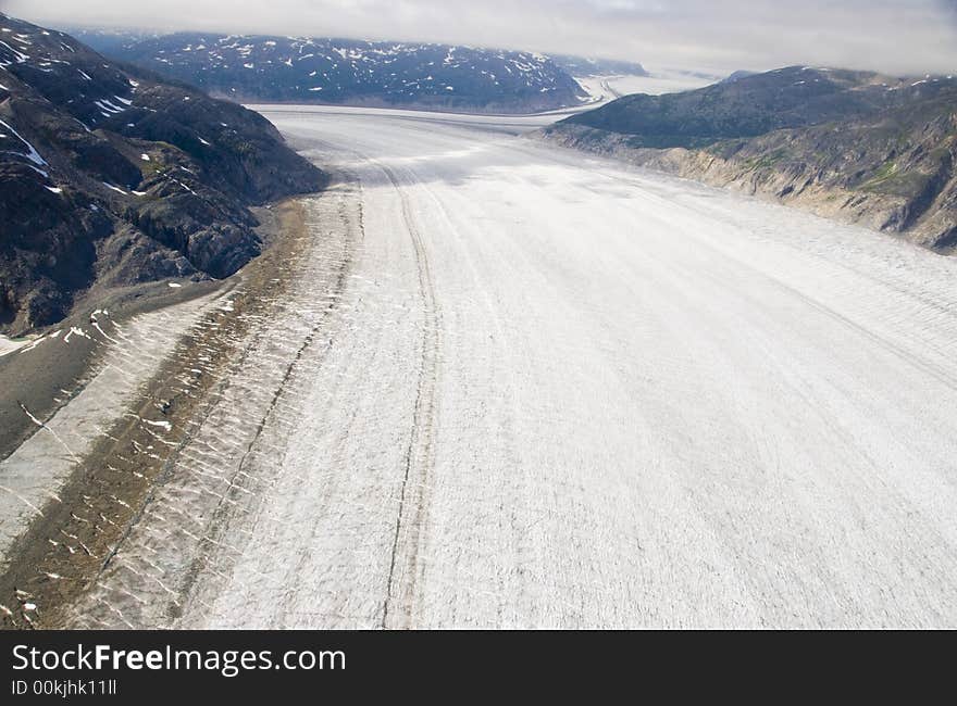 Glacier near Skagway Alaska