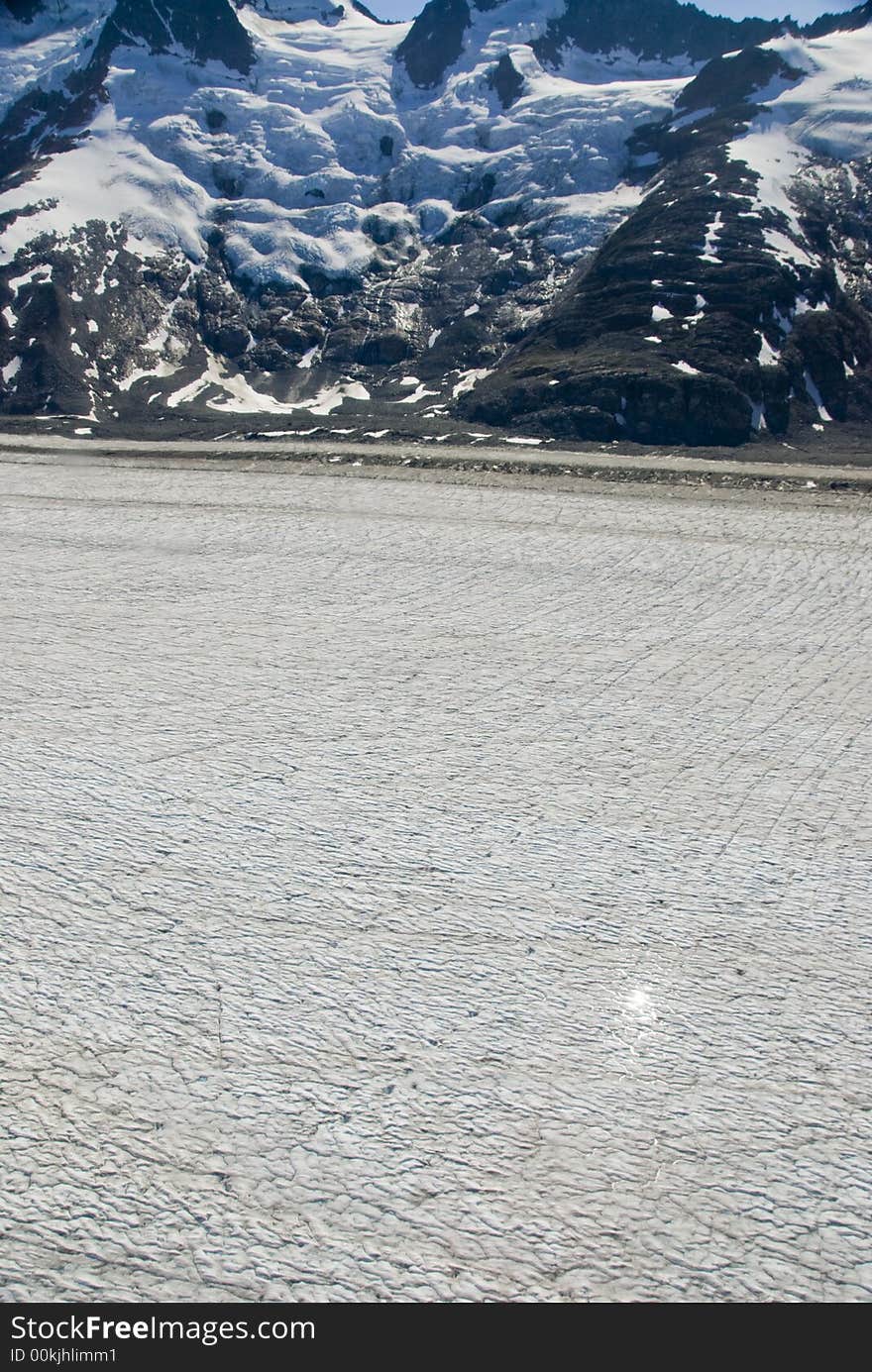 Glacier near Skagway Alaska