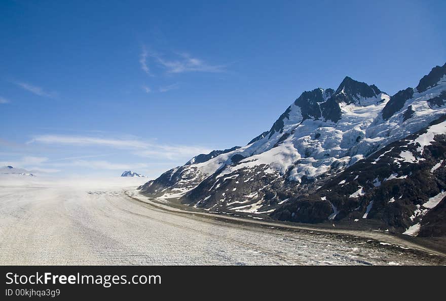 Glacier near Skagway Alaska