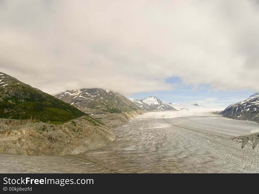 Glacier near Skagway Alaska