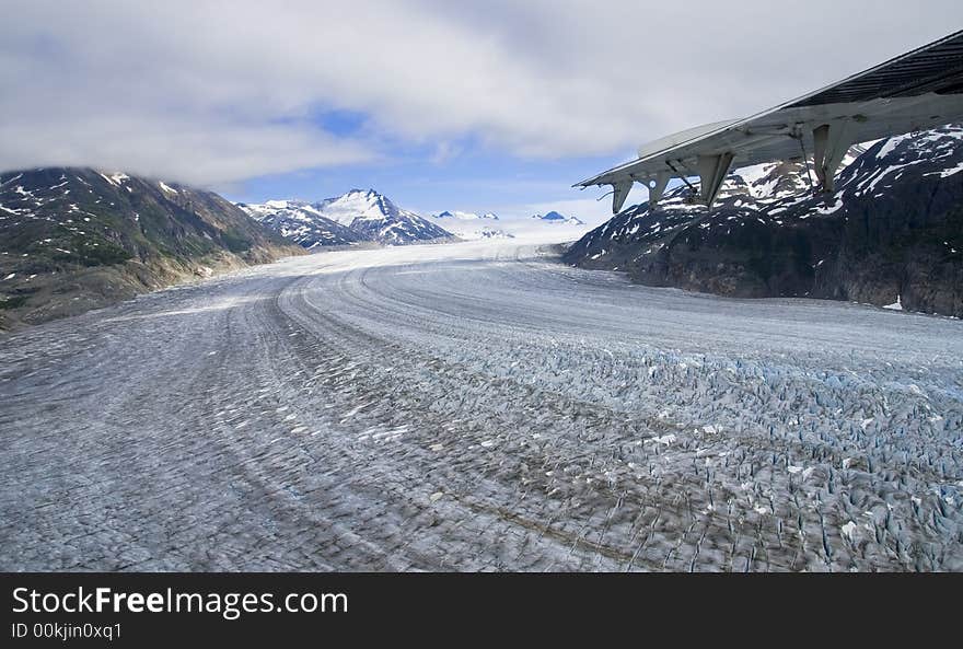 Glacier near Skagway Alaska