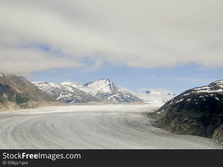 Glacier Near Skagway Alaska