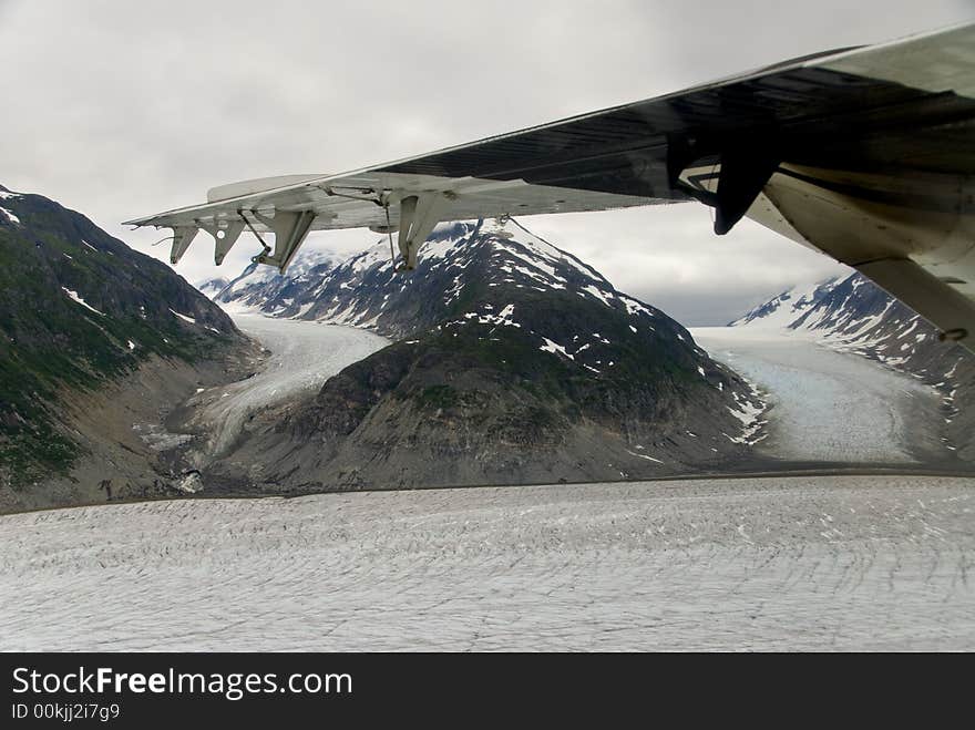 Glacier near Skagway Alaska