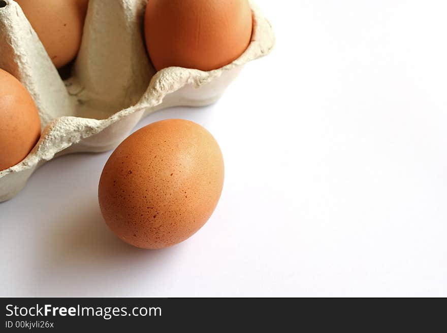 Brown eggs