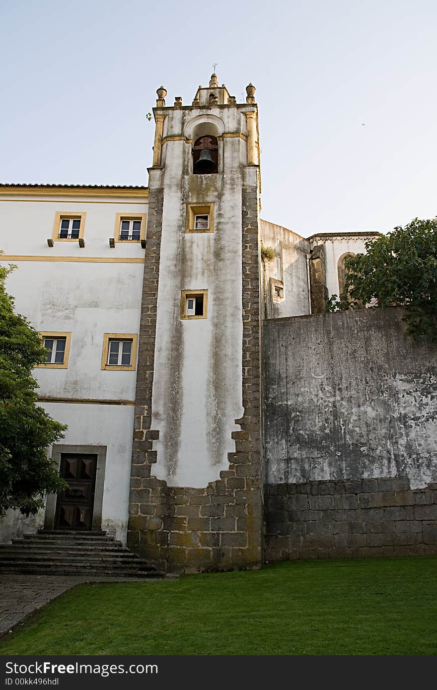 Bell tower in Evora, Portugal