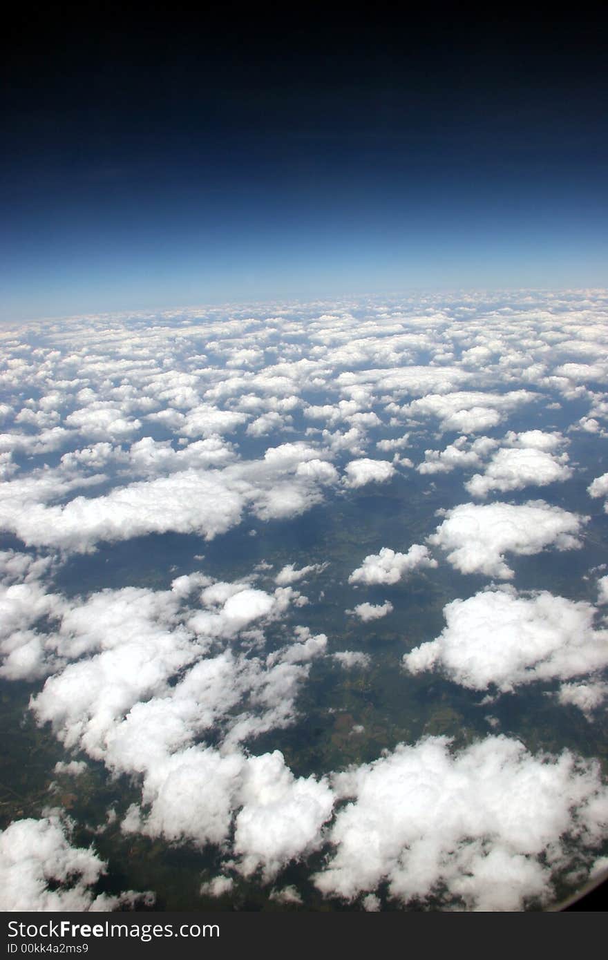 This is an aerial I took from my airplane window when I was in flight to DragonCon 2005 in Atlanta.  Most people wander if I somehow won a flight on a space ship or satellite, but this was taken at roughly 30,000 feet. This is an aerial I took from my airplane window when I was in flight to DragonCon 2005 in Atlanta.  Most people wander if I somehow won a flight on a space ship or satellite, but this was taken at roughly 30,000 feet.