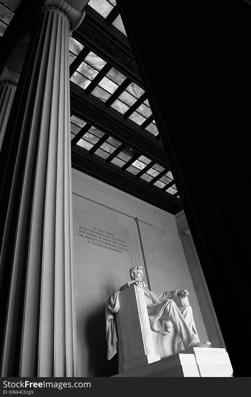 Lincoln Memorial at Washington DC. Lincoln Memorial at Washington DC