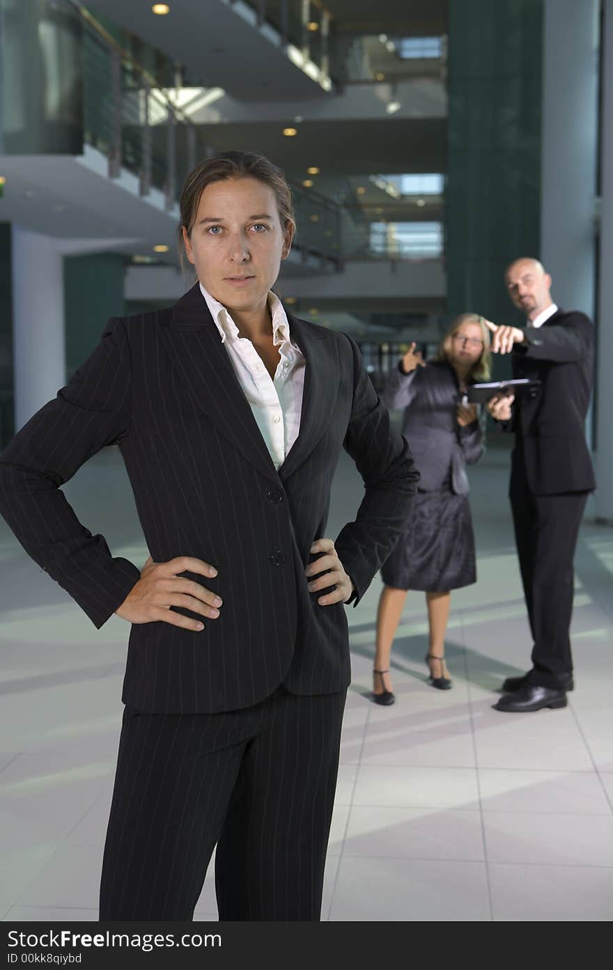 Business woman in good pose