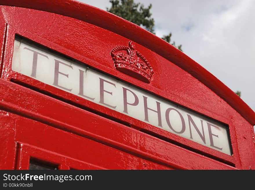 Red telephone box