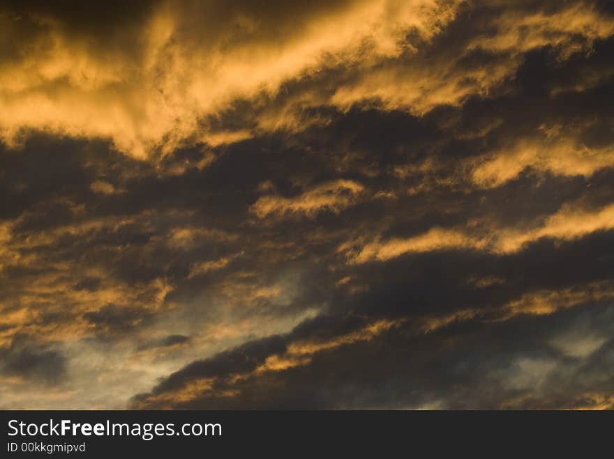 After  storm clouds