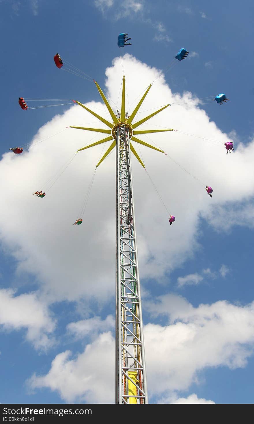 Giant carousel at a fun fair