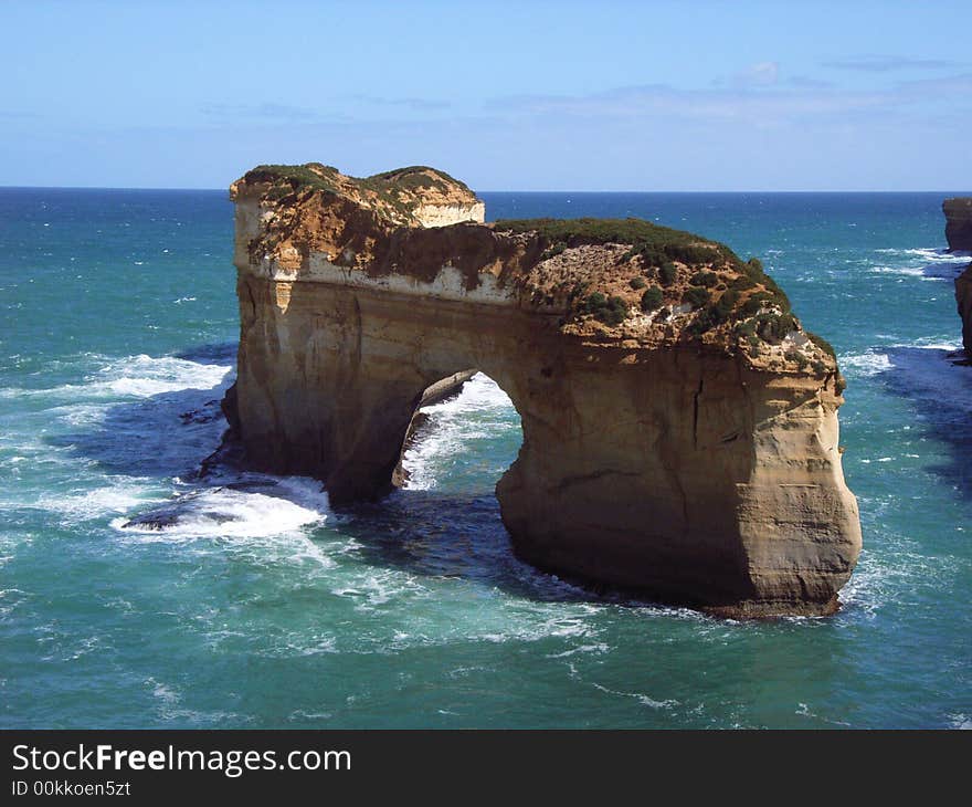 Part of the twelve apostel at the Great Ocean Road