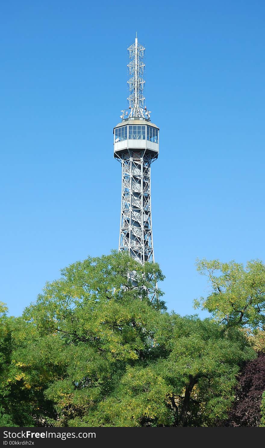 Obervatory on Petrin hill in Prague. Obervatory on Petrin hill in Prague