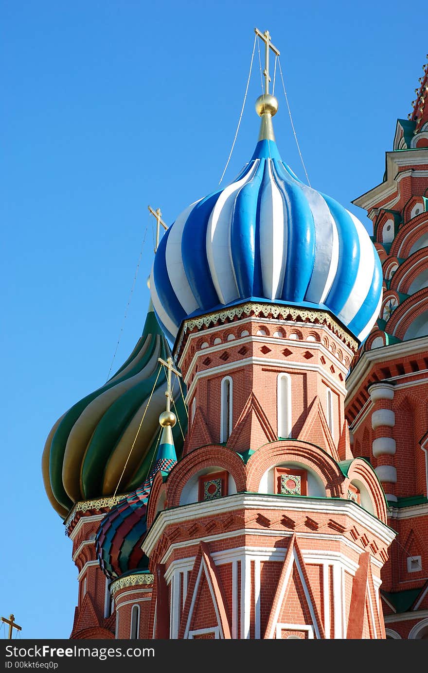 St. Basil cathedral in Moscow, Russia. St. Basil cathedral in Moscow, Russia