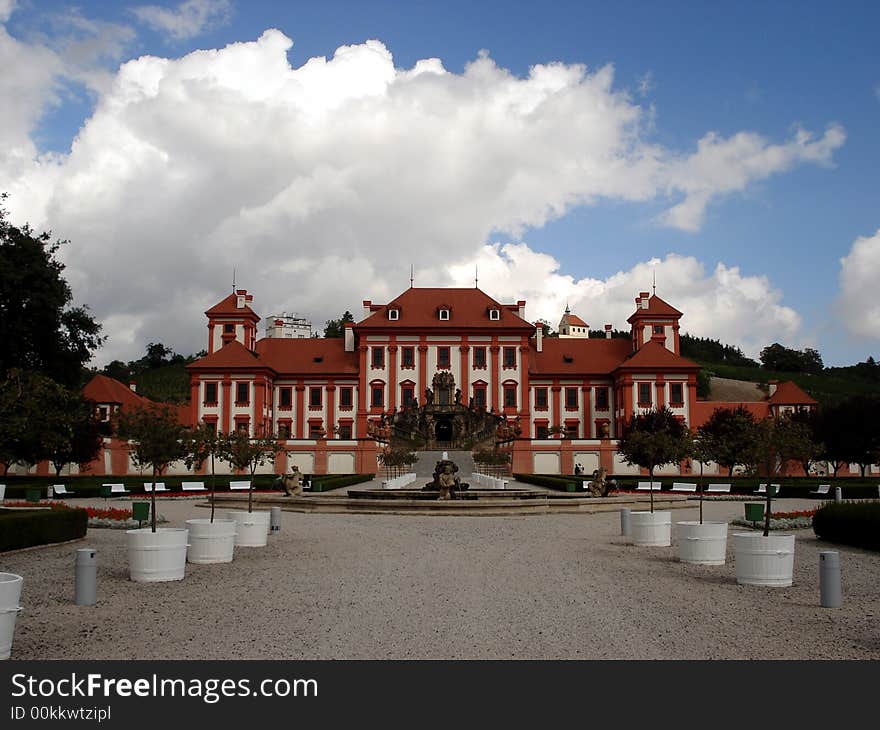 Troya castle in prague