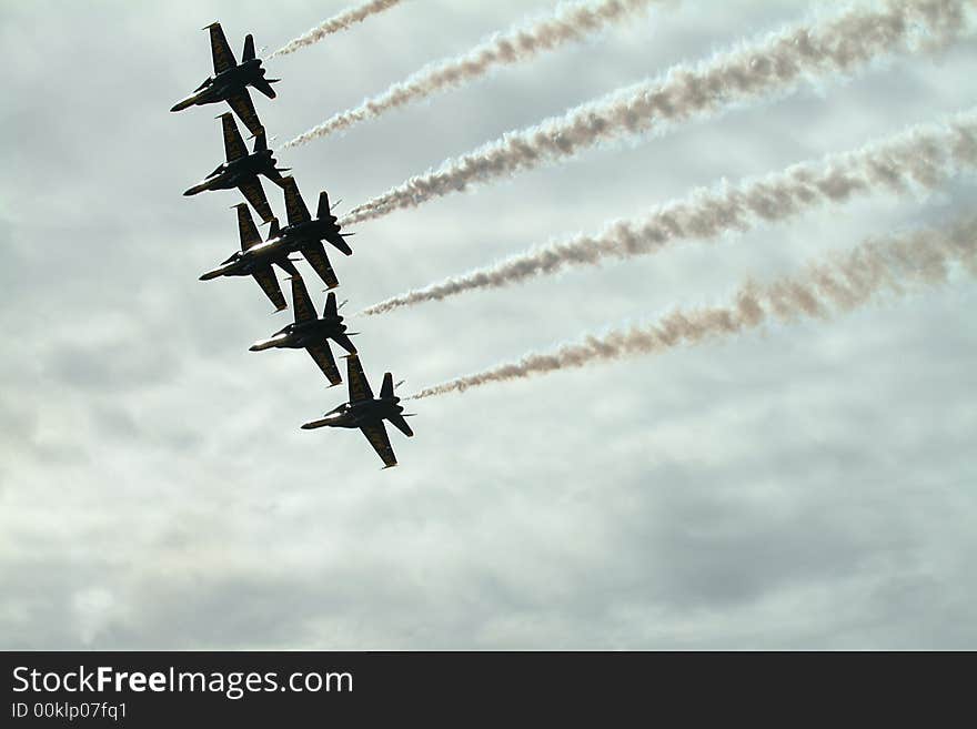 Blue  Angels F 18 Hornet