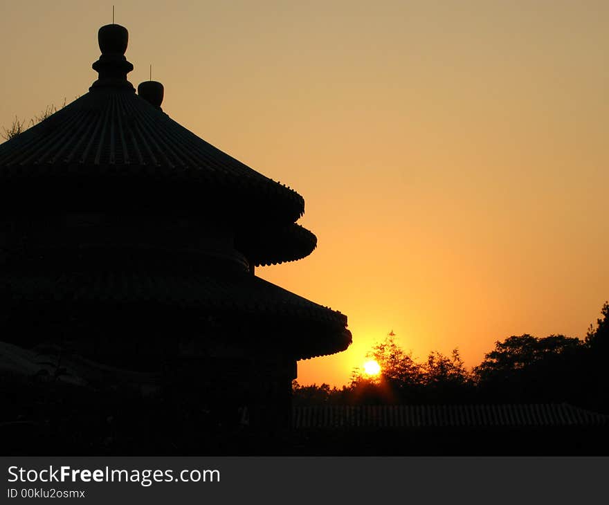 TianTan Park  Sundown