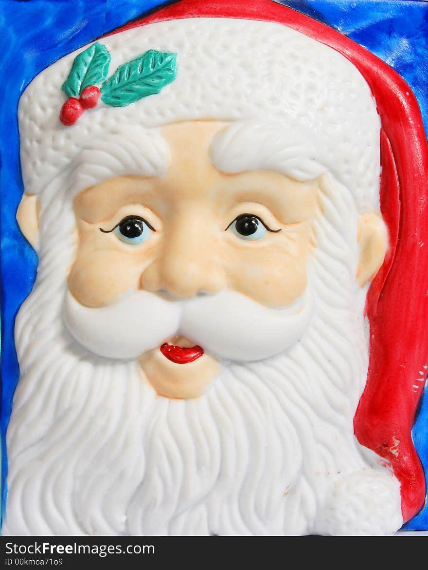 Model Santa face