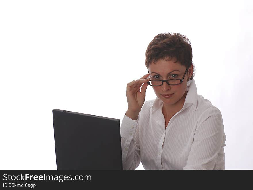 Businesswoman With Laptop