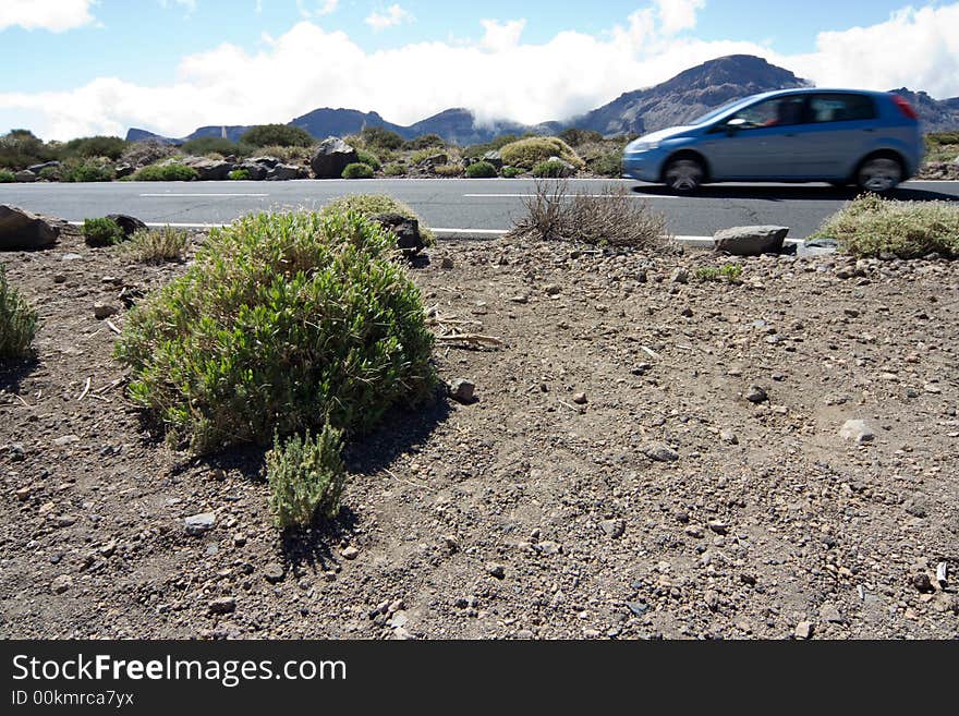 Car on a Road