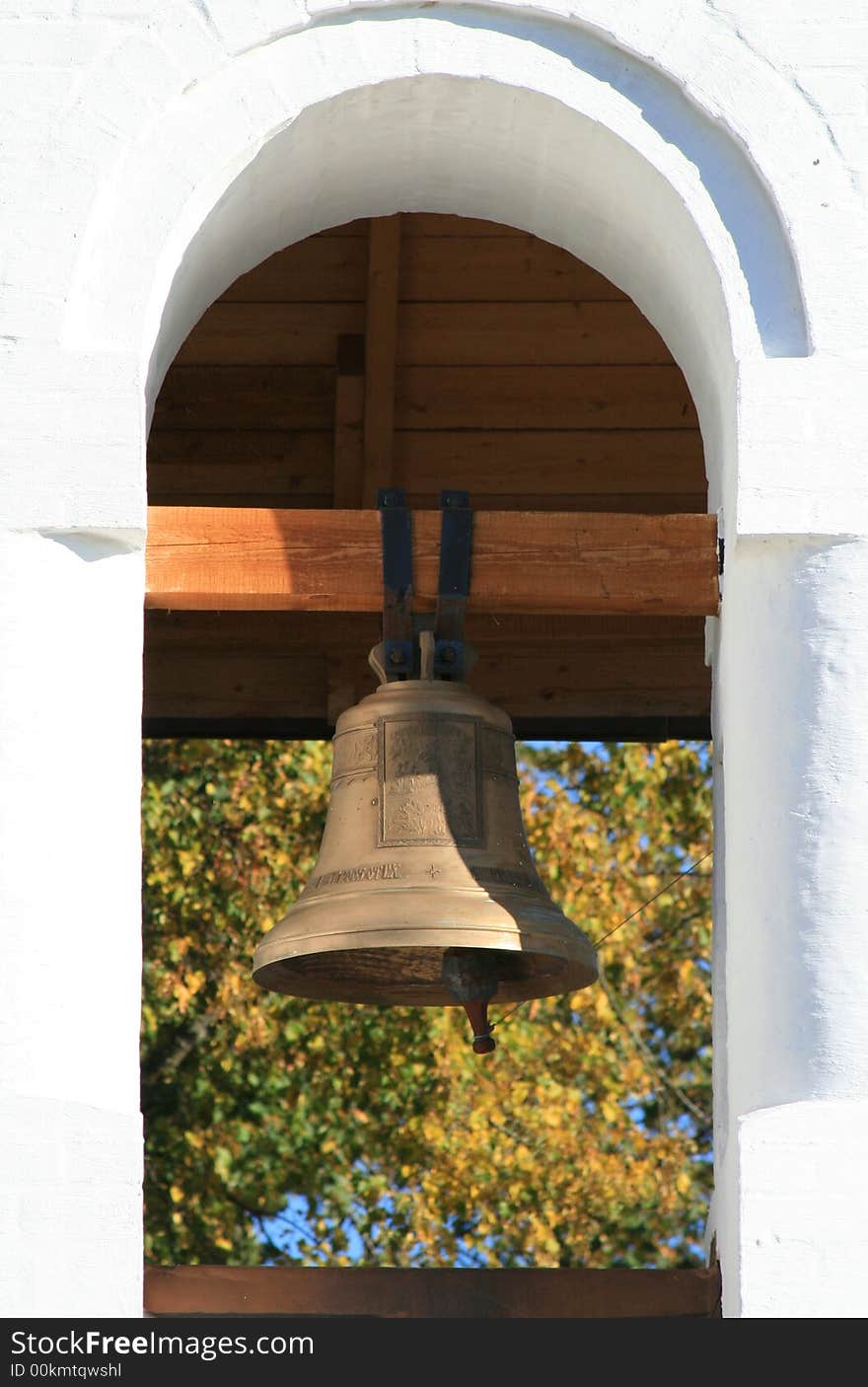 Bell tower of ancient russian church