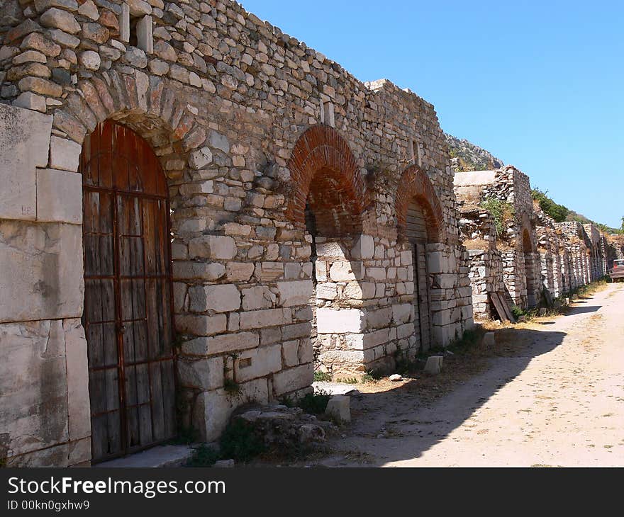 New sight on ancient construction of city ephesus. New sight on ancient construction of city ephesus