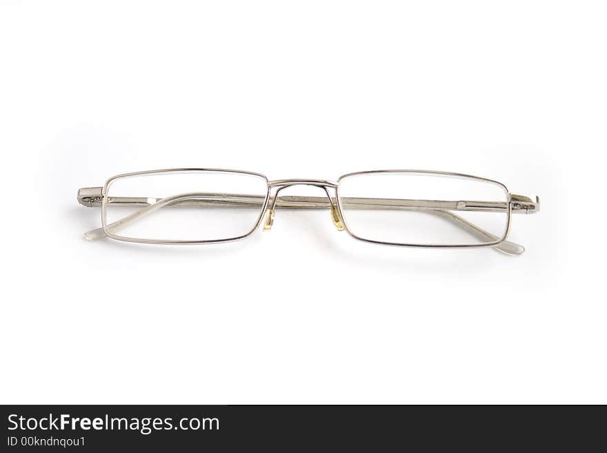 Glasses in a silver frame