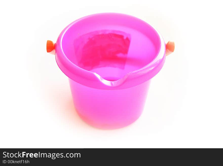 Pink Toy Plastic Bucket