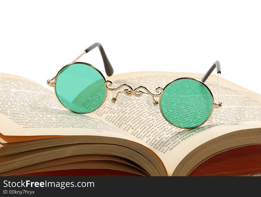 Photo of Bifocals on a Book - Reading Concept