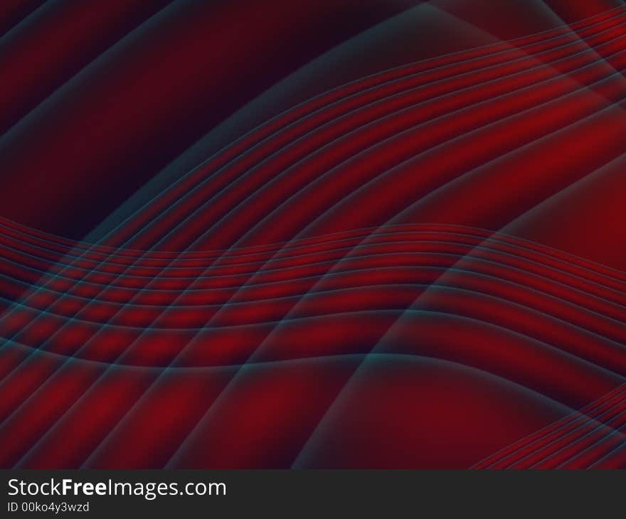 Abstract red lines background created from a fractal