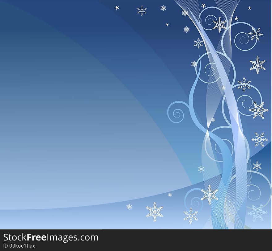 Abstract blue background -  illustration. Abstract blue background -  illustration