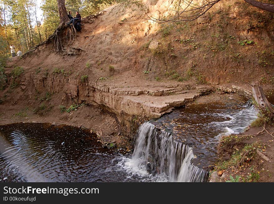 Autumn Waterfall