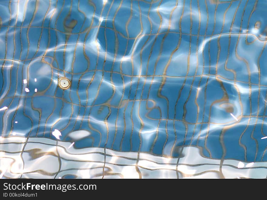 Photo of clean water of pool