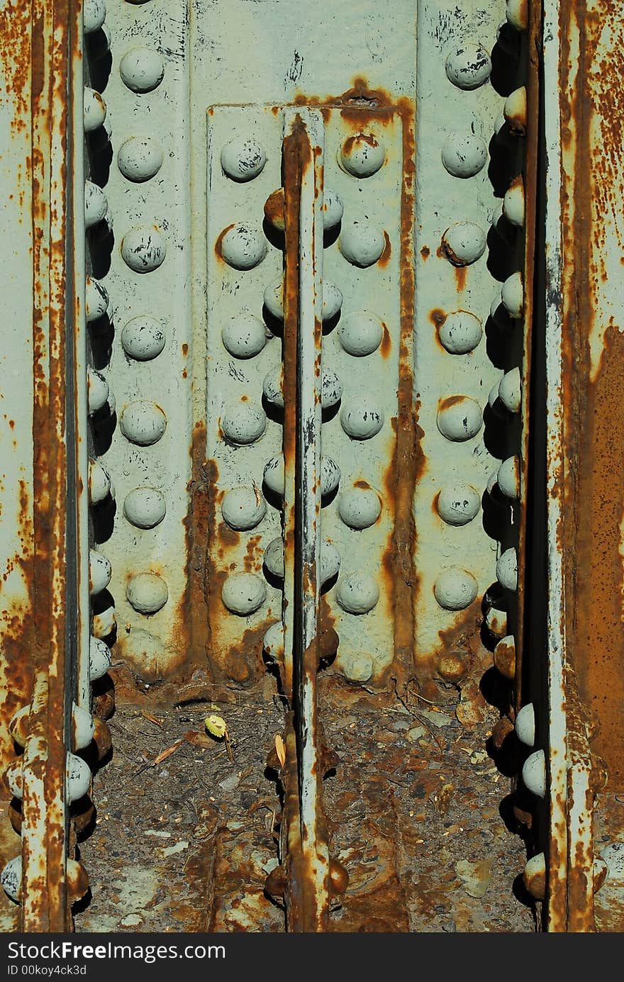 This is a detail of an old train bridge in Montreal, Canada. Camera: Nikon D200. This is a detail of an old train bridge in Montreal, Canada. Camera: Nikon D200